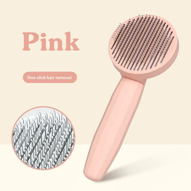 1 Click Self Cleaning Cat Brush | Cat Grooming