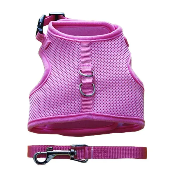 Adjustable CAT HARNESS VEST and LEASH