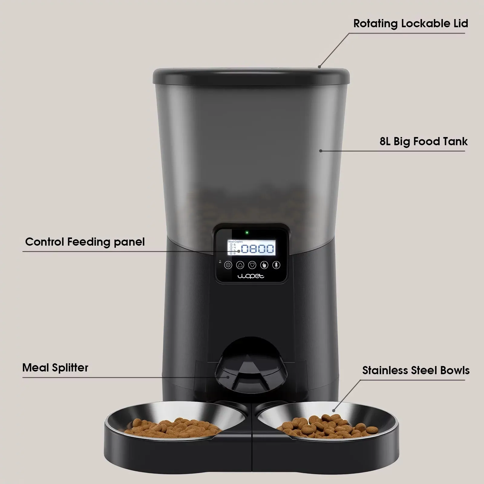 Automatic Dog Feeders, Pet Food Dispenser