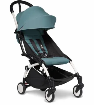 Babyzen YOYO2 Ultra Compact 6  Stroller (One Box) - White / Aqua