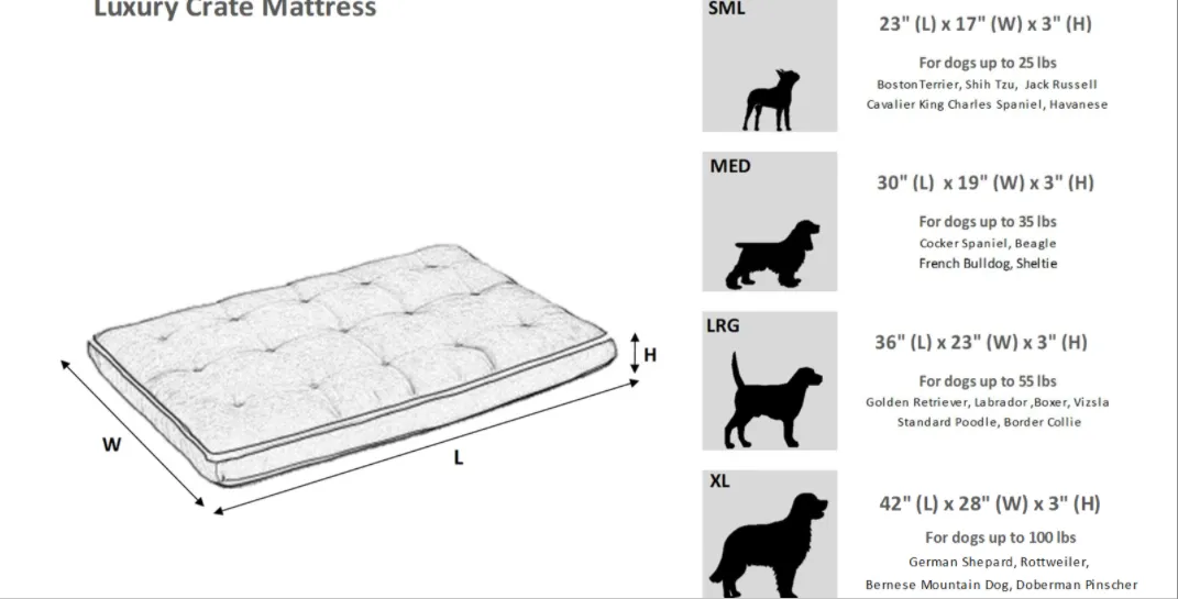 Bowsers Luxury Crate Mat Small