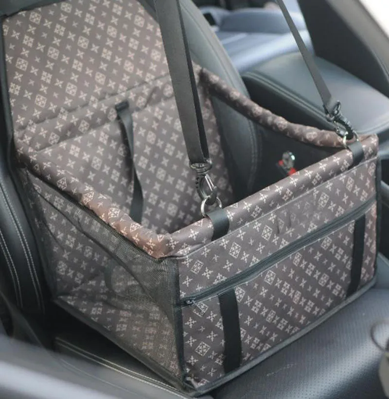 Breathable mesh pet car bag