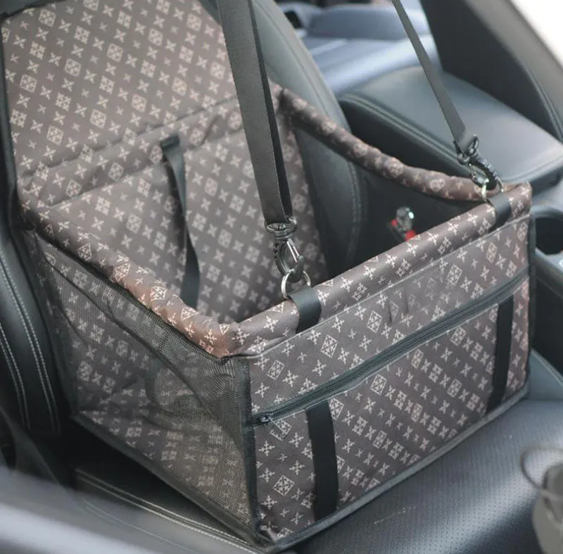 Breathable mesh pet car bag