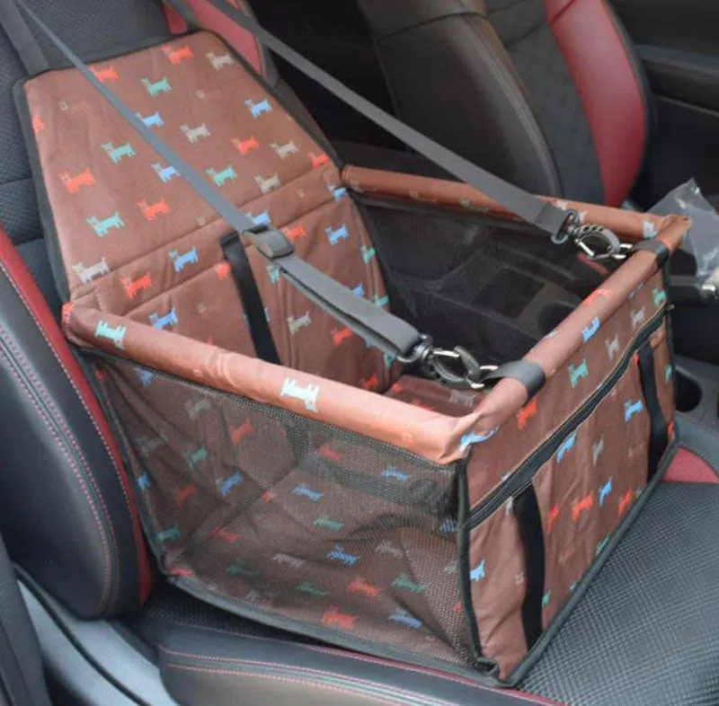Breathable mesh pet car bag