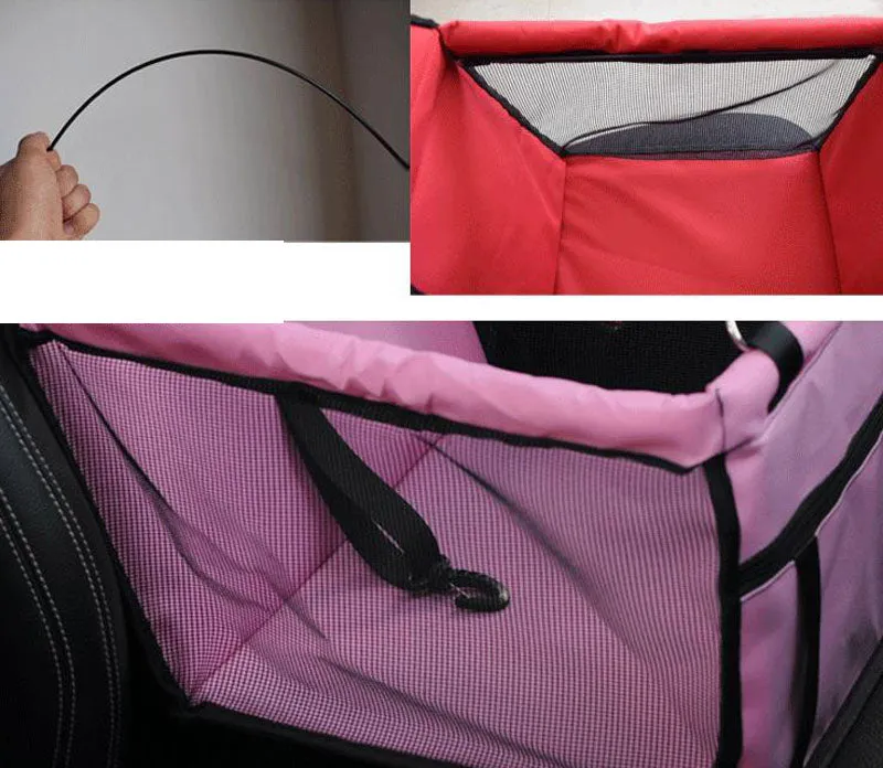 Breathable mesh pet car bag