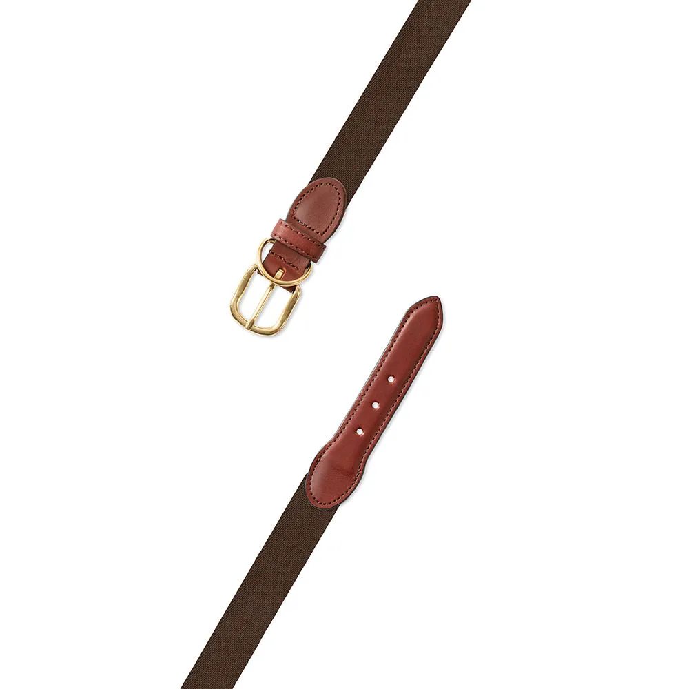 Brown Surcingle Dog Collar