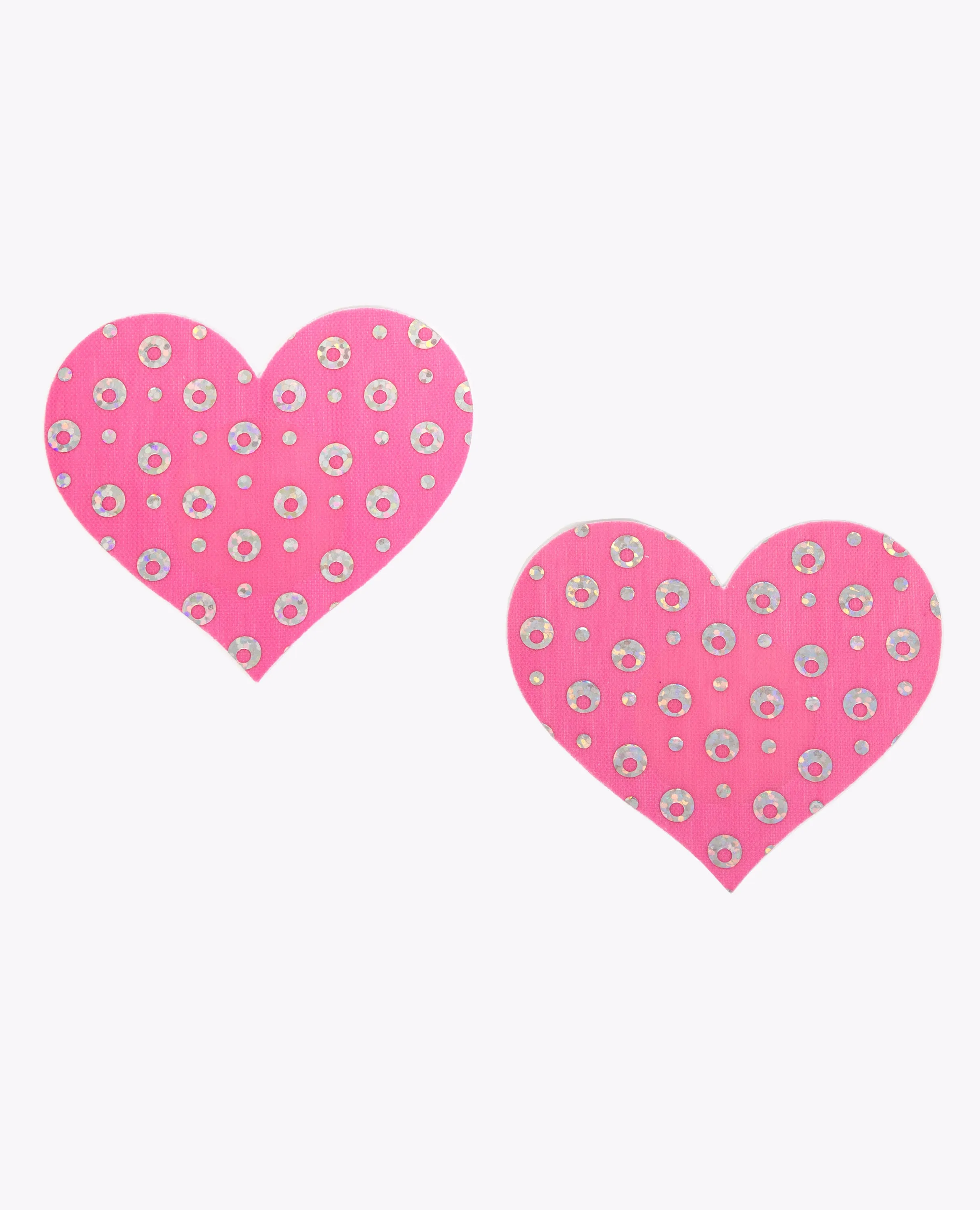 CD  HOLO DOT HEART PASTIES