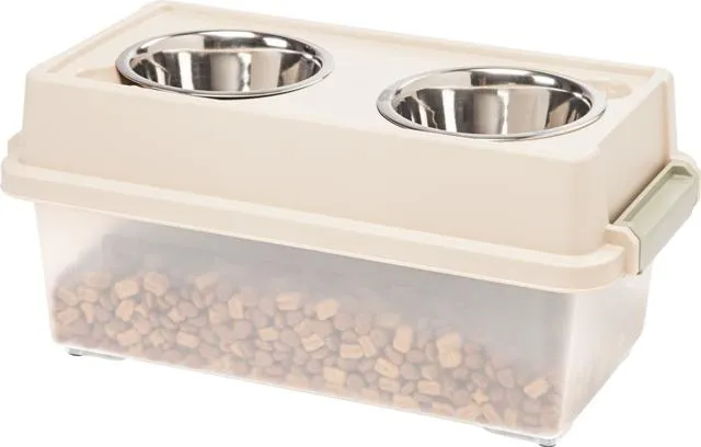 Elevated Feeder with Airtight  Storage - Medium