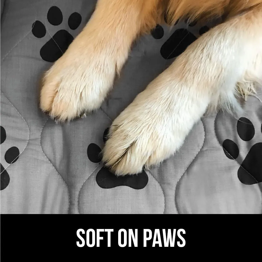 GORILLA GRIP Washable Puppy Pads, 34x21, Slip Resistant Dog Crate Mat, Waterproof Cloth Pee Pad for Training Puppies in Playpen, Reusable Pet Incontinence Blanket, Protects Sofa, Furniture, Floors