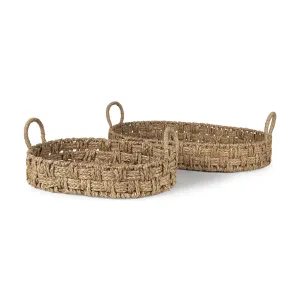Haini Basketweave Seagrass Trays