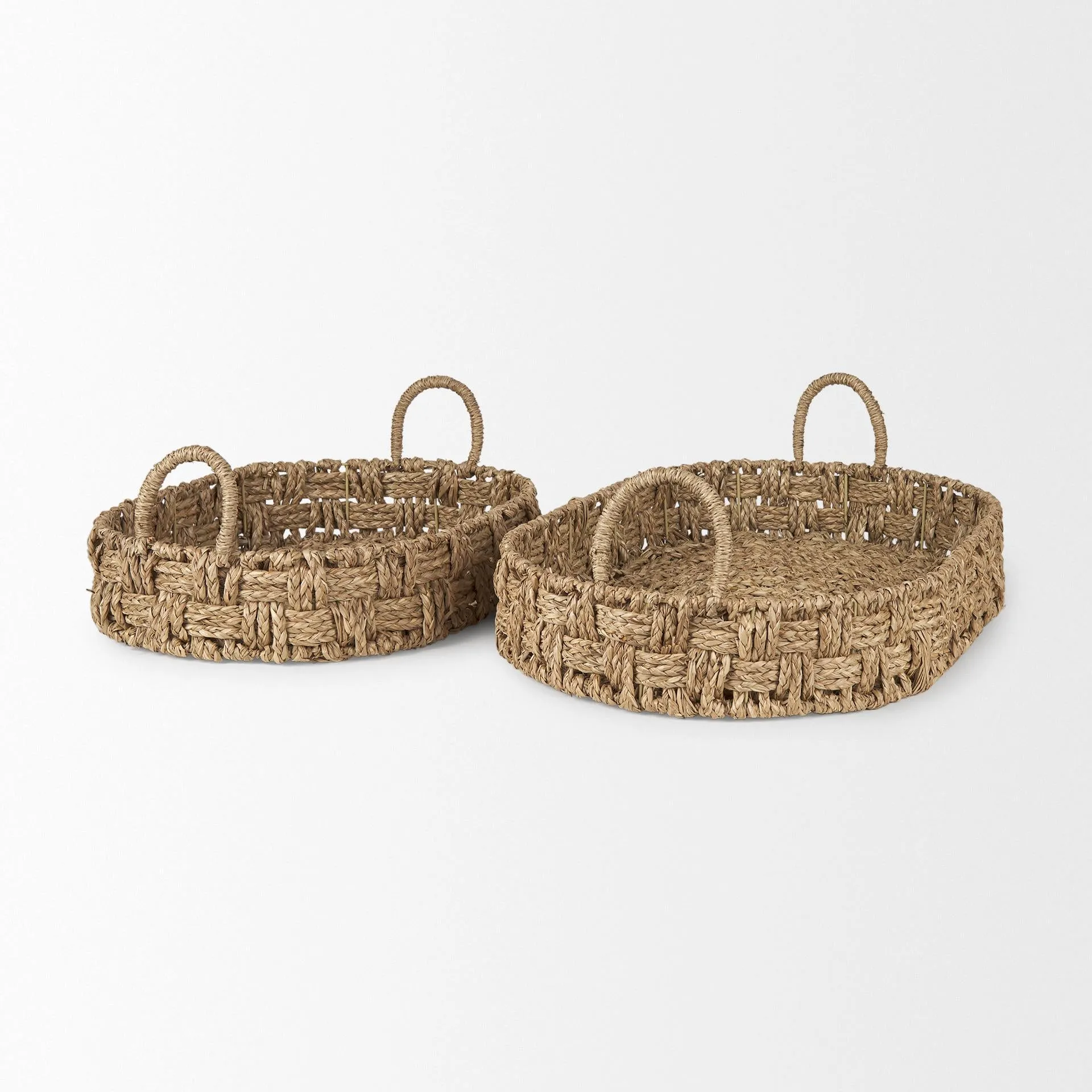 Haini Basketweave Seagrass Trays