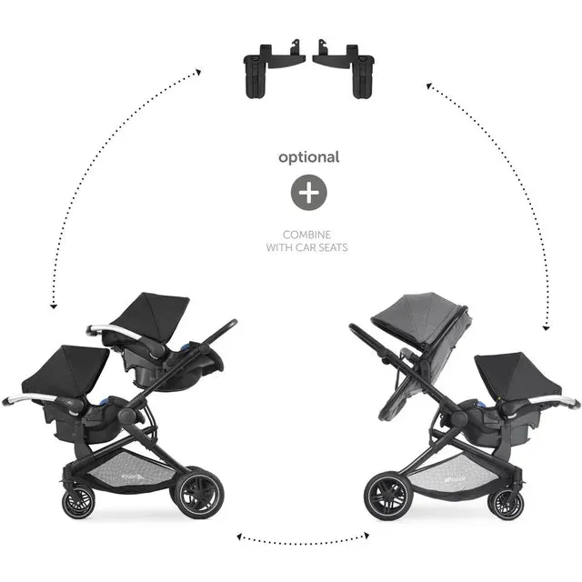 Hauck Atlantic Twin Double Stroller (Grey)