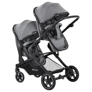 Hauck Atlantic Twin Double Stroller (Grey)