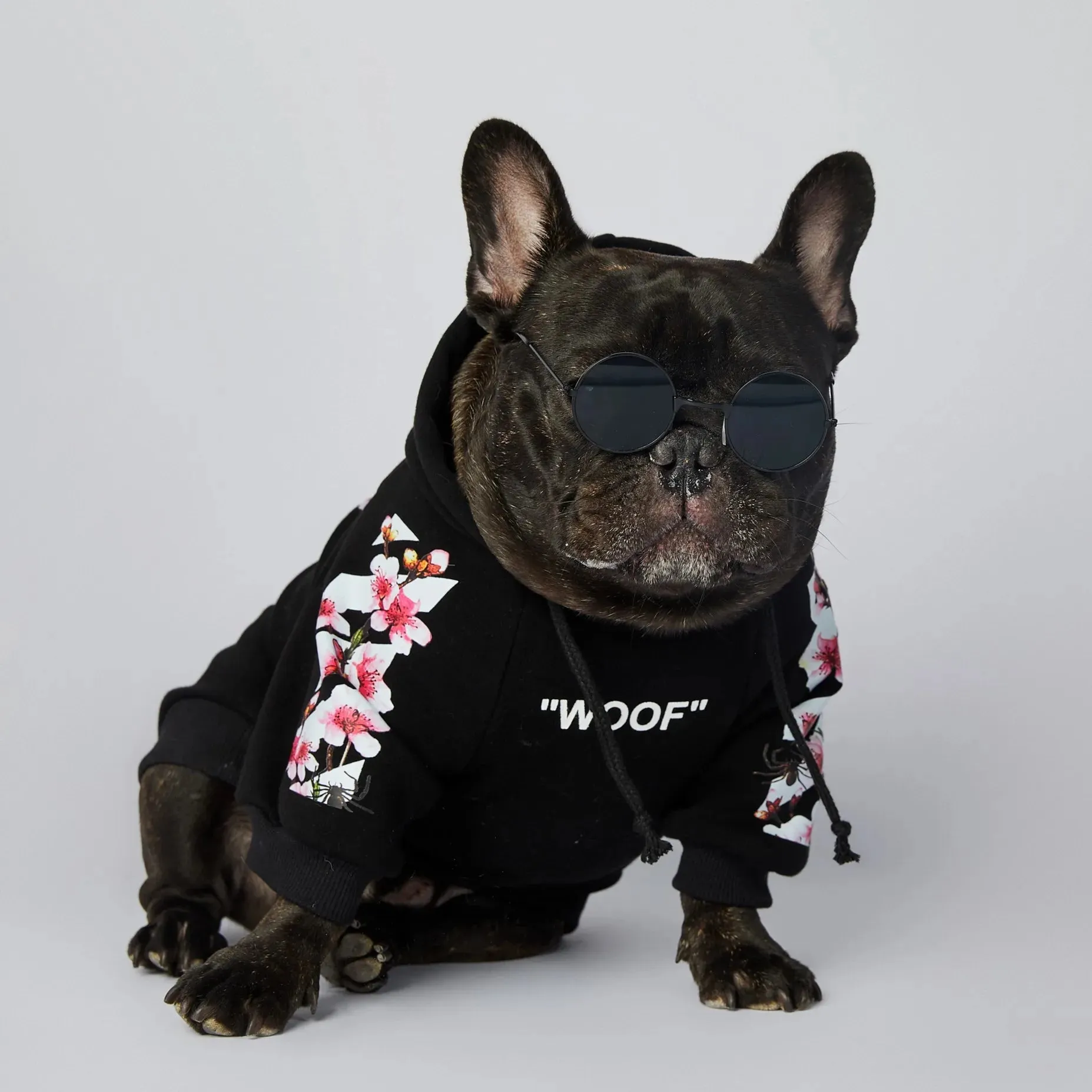 Hawaiian Style French Bulldog Shirt - Cotton Puppy Outfits for Spring/Autumn - Pet Supplies for Pugs, Corgis, and Short Fat Dogs