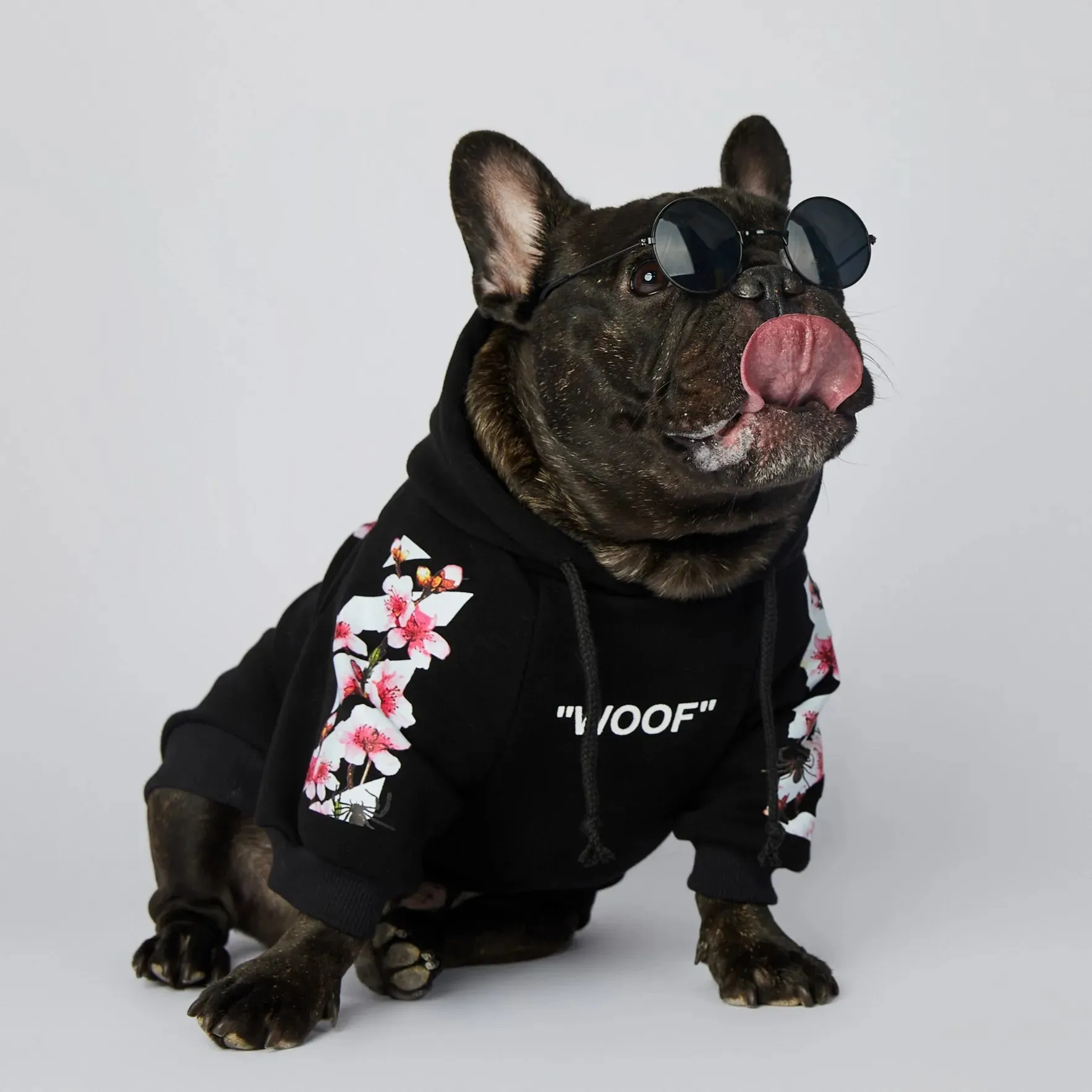 Hawaiian Style French Bulldog Shirt - Cotton Puppy Outfits for Spring/Autumn - Pet Supplies for Pugs, Corgis, and Short Fat Dogs
