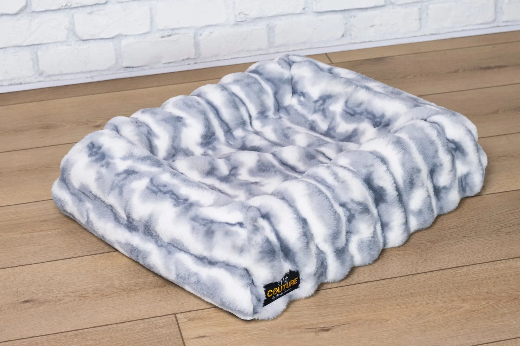 High-Density Memory Foam Pet Bed JulesRoche Minky Fabric