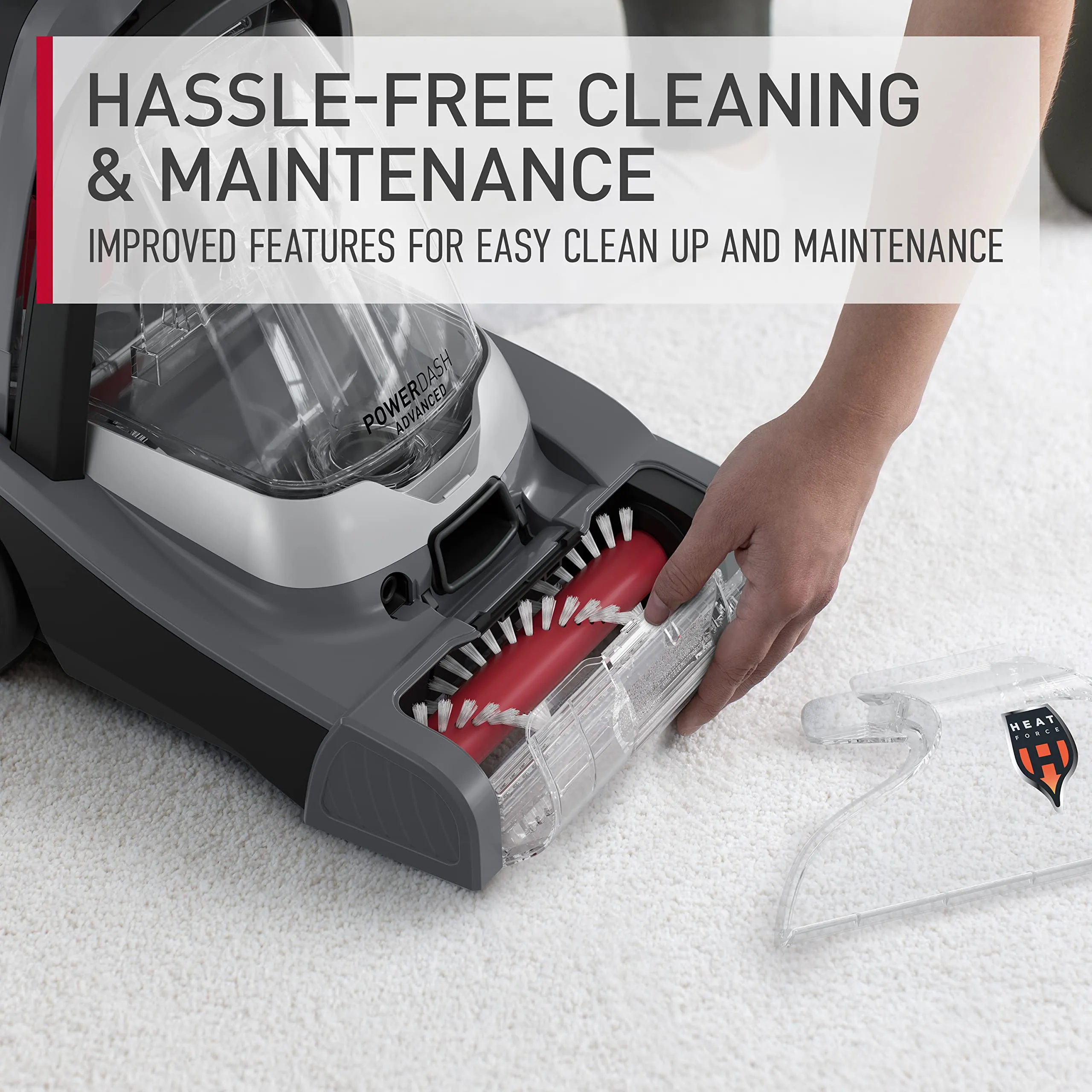 Hoover PowerDash Pet Compact Carpet Cleaner, Lightweight, Above Floor Cleaning