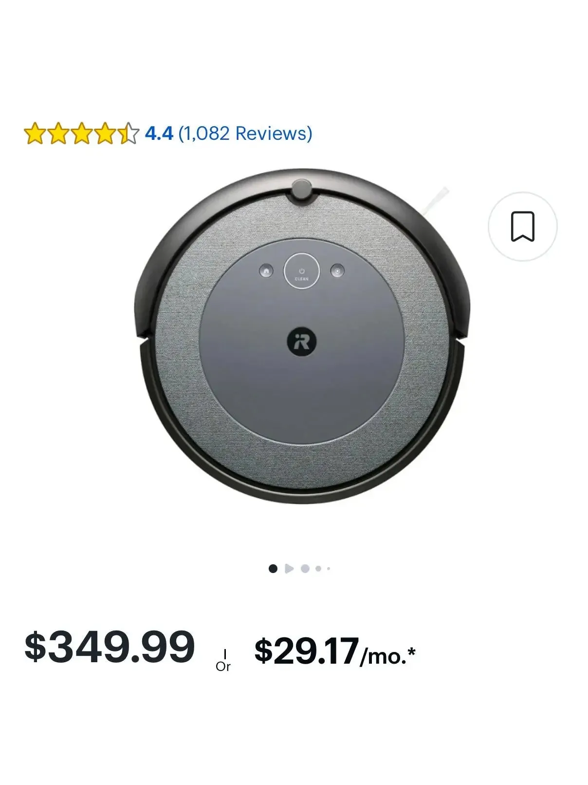 iRobot Roomba i3 EVO Wi-Fi Connected Robot Vacuum with Smart Mapping, Works with Google (Renewed)