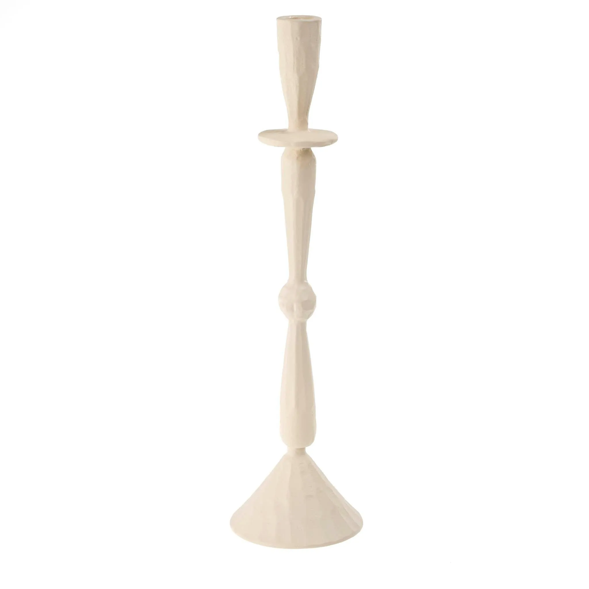Large Cream Imani Candle Holder
