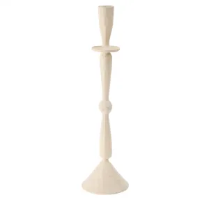 Large Cream Imani Candle Holder