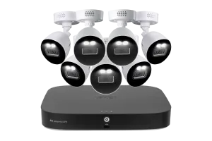 Lorex 4K 20 Camera Capable (16 Wired and 4 Wi-Fi) 2TB Wired DVR System with Seven Smart Deterrence CVI Wired Bullet Cameras - Amazon