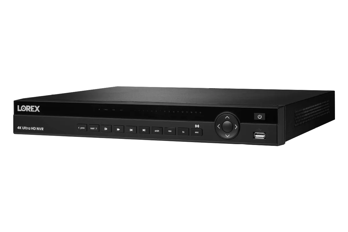 Lorex Elite Series NVR with N4 (Nocturnal Series) IP Bullet Cameras - 4K 16-Channel 4TB Wired System