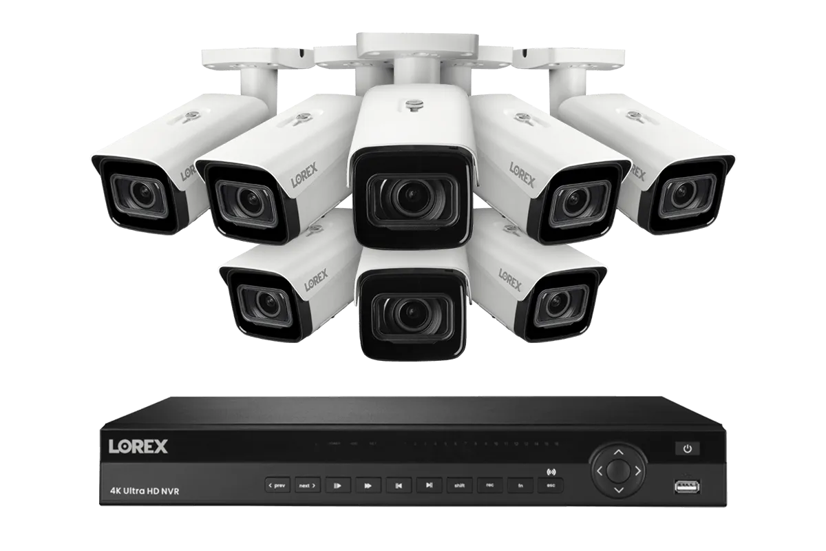 Lorex Elite Series NVR with N4 (Nocturnal Series) IP Bullet Cameras - 4K 16-Channel 4TB Wired System