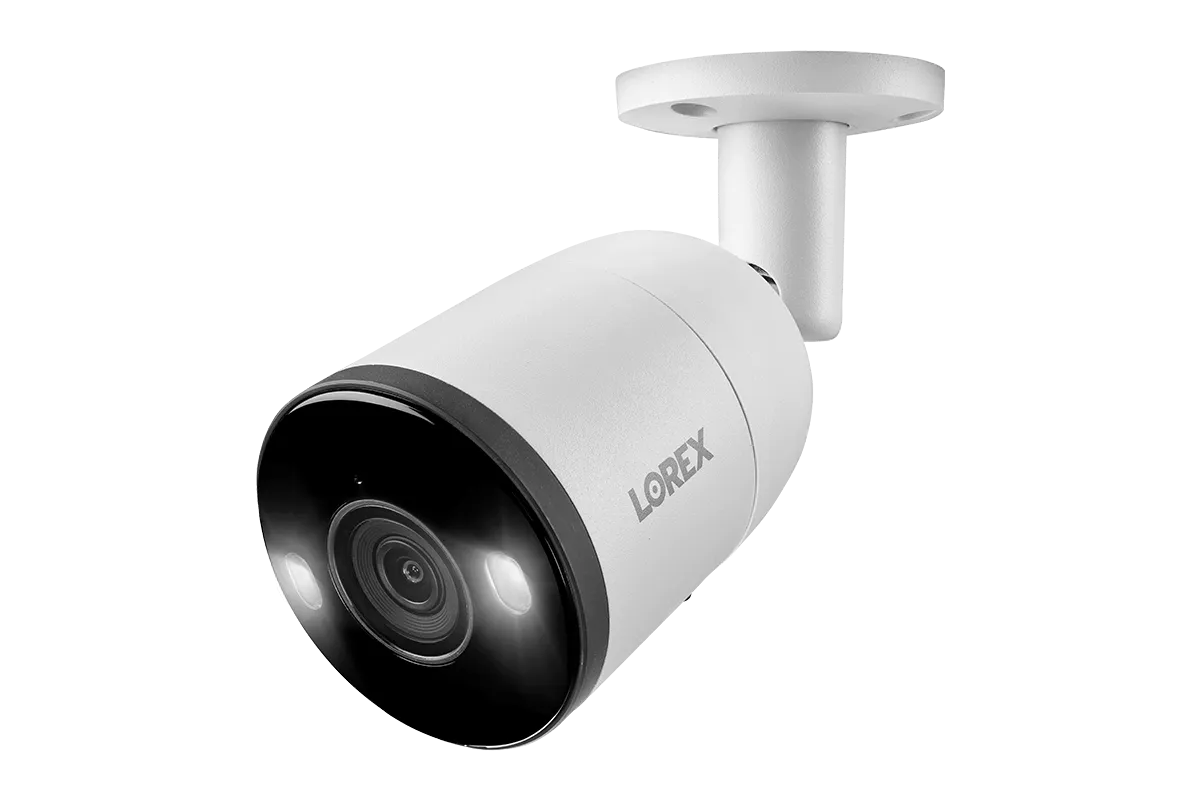Lorex Fusion 4K 16-Camera Capable (8 Wired   8 Wi-Fi) 2TB NVR System with Bullet Cameras Featuring Smart Deterrence and 2-Way Audio