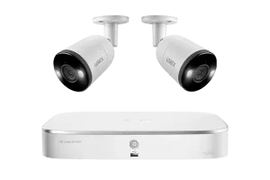 Lorex Fusion 4K 16-Camera Capable (8 Wired   8 Wi-Fi) 2TB NVR System with Bullet Cameras Featuring Smart Deterrence and 2-Way Audio