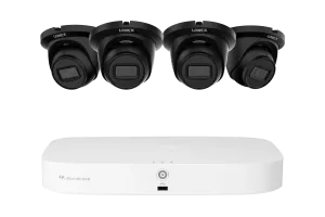 Lorex Fusion Series 4K 16 Camera Capable (8 Wired   8 Fusion Wi-Fi) 2TB Wired NVR System with 4MP (2K) A4 IP Turret Cameras