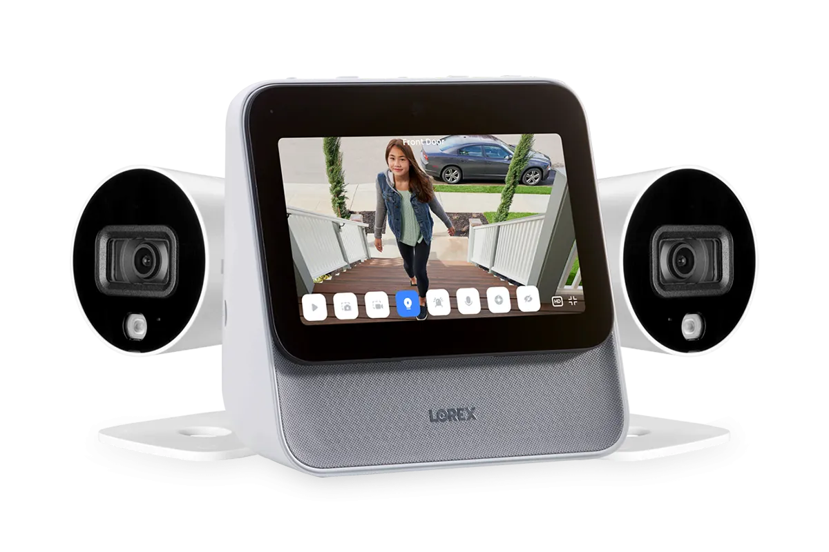 Lorex Smart Home Security Center with 1080p Outdoor Wi-Fi Cameras