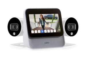 Lorex Smart Home Security Center with 1080p Outdoor Wi-Fi Cameras