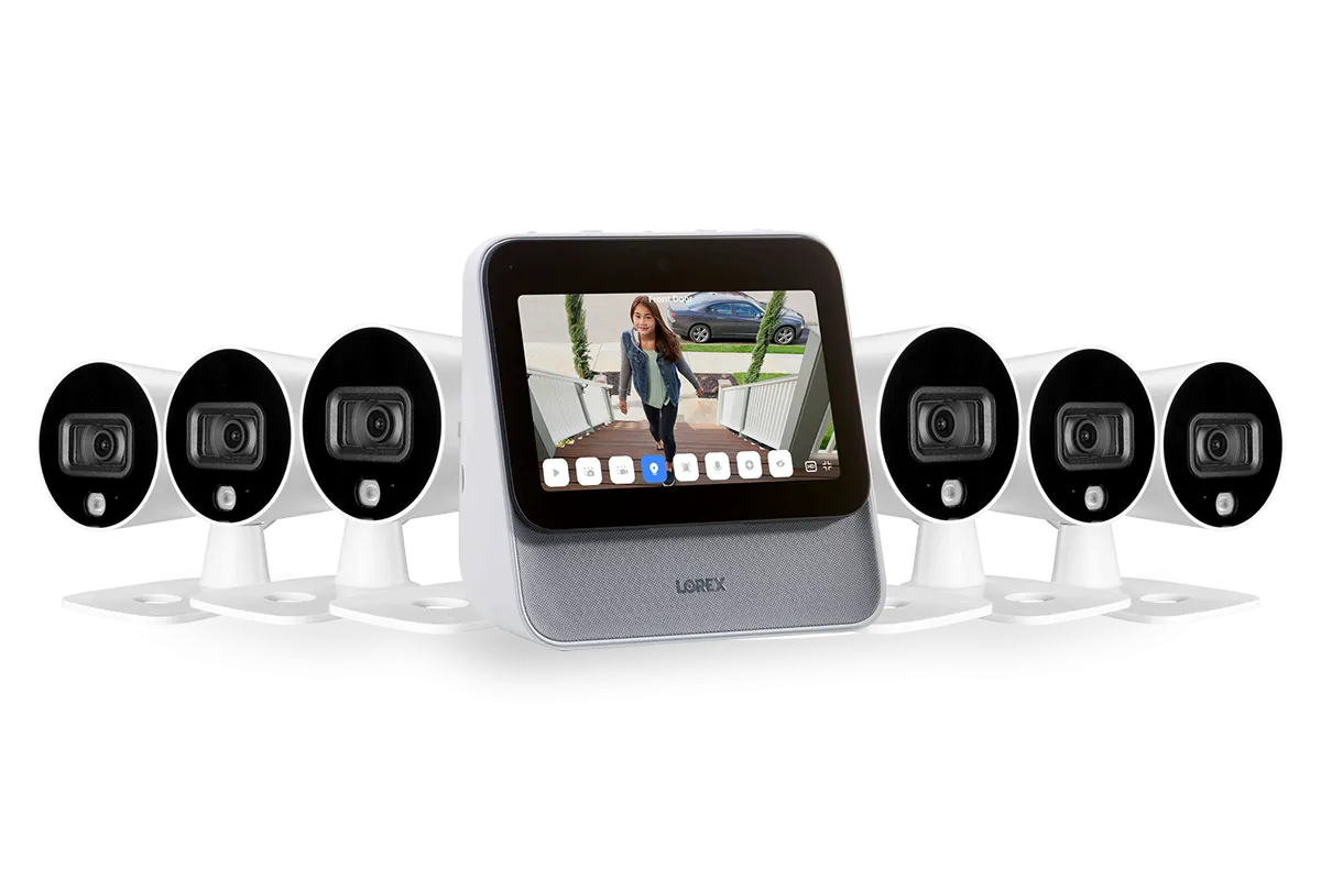 Lorex Smart Home Security Center with 1080p Outdoor Wi-Fi Cameras