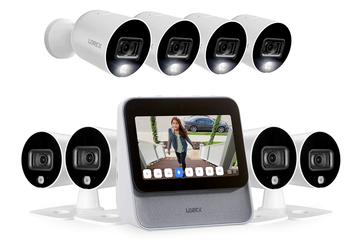 Lorex Smart Home Security Center with 1080p Outdoor Wi-Fi Cameras