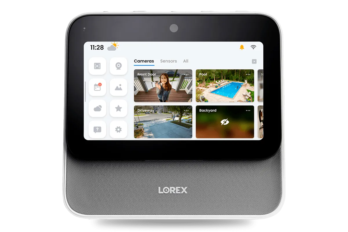 Lorex Smart Home Security Center with Six 1080p Outdoor and Two 2K Indoor Wi-Fi Security Cameras