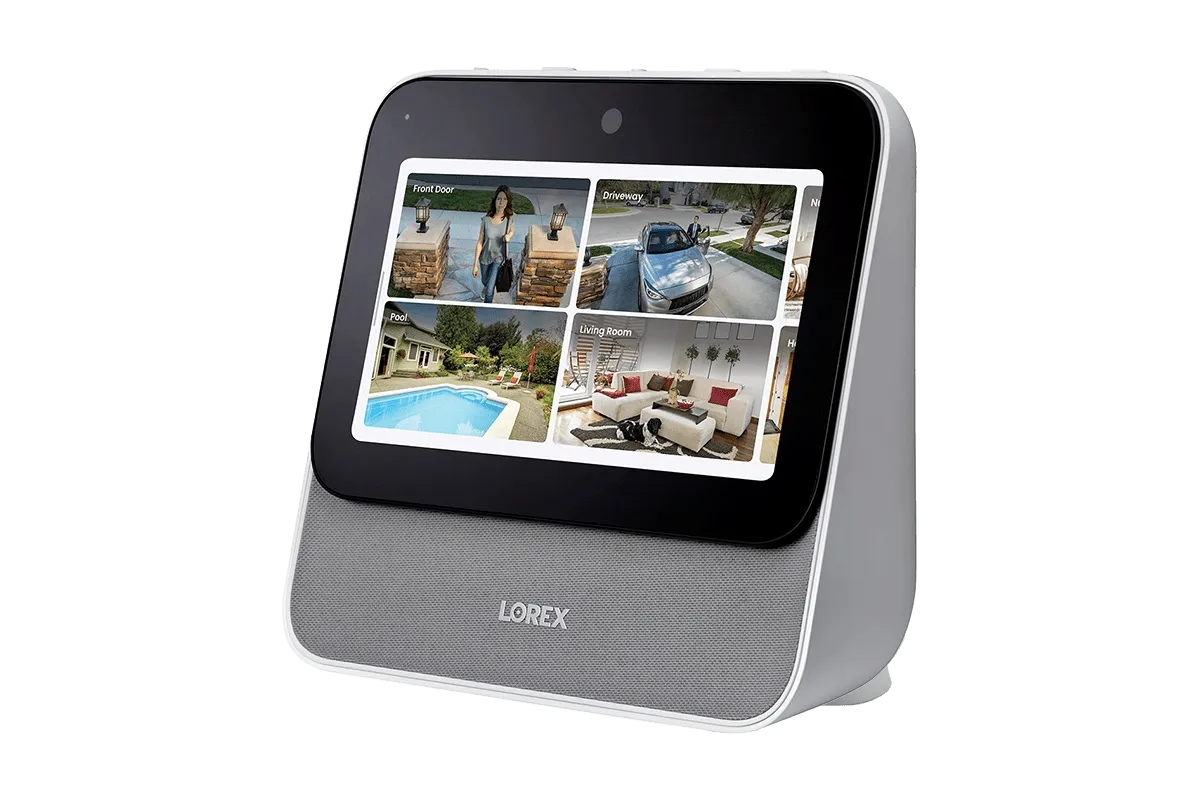 Lorex Smart Home Security Center with Six 1080p Outdoor Wi-Fi Cameras and 2K Video Doorbell