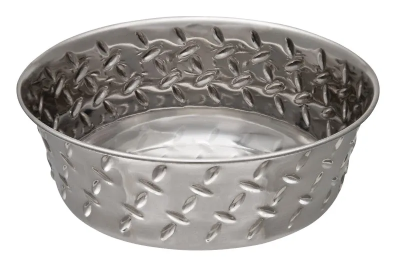 Loving Pets 7257 Pet Feeding Dish, XL, 3 qt Volume, Stainless Steel, Silver :EA: QUANTITY: 1