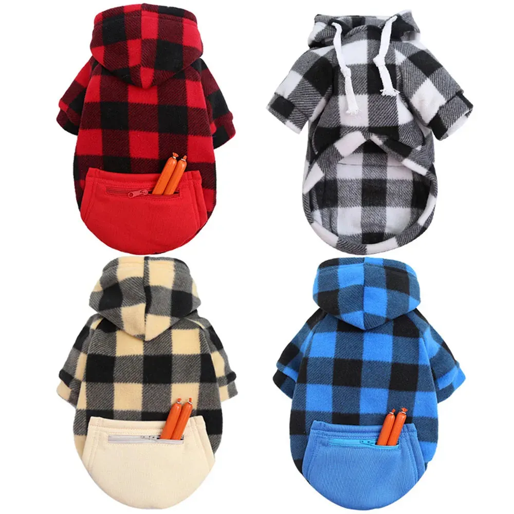 Plaid Perfection: Winter Warmth for Large Dogs - Stylish Pet Dog Coat for Labrador, Golden Retrievers, and Big Breeds