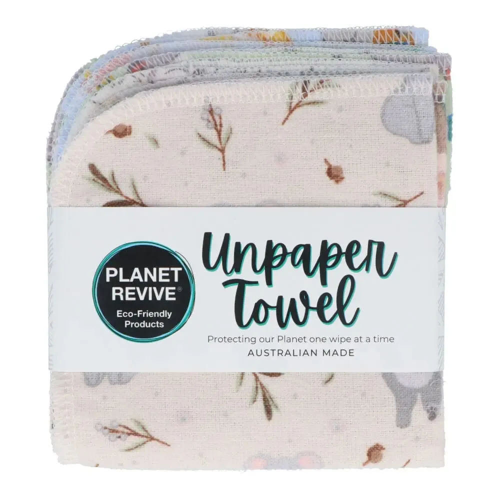 Planet Revive Unpaper Towels - Pack of 6 (choose design)