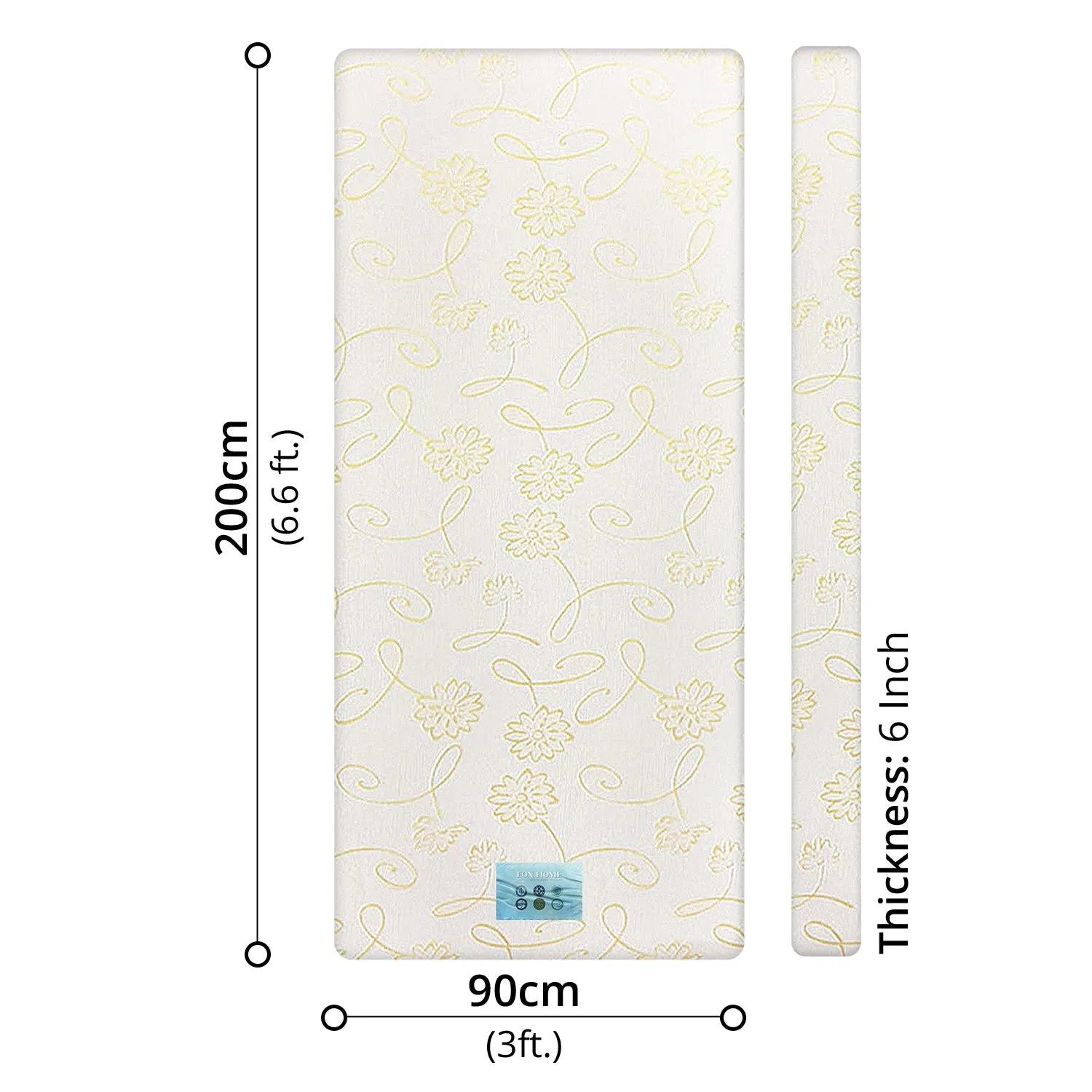 "Firm" Memory Foam Mattress