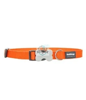 Red Dingo Classic Collar in Orange for Dogs
