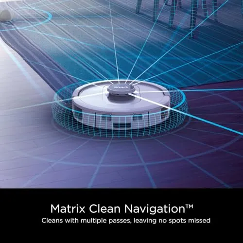 Shark AI Ultra Voice Control Robot Vacuum with Matrix Clean Navigation, Home Mapping, 60-Day Capacity, Self-Empty Base for Homes with Pets, Carpet & Hard Floors (Silver/Black)