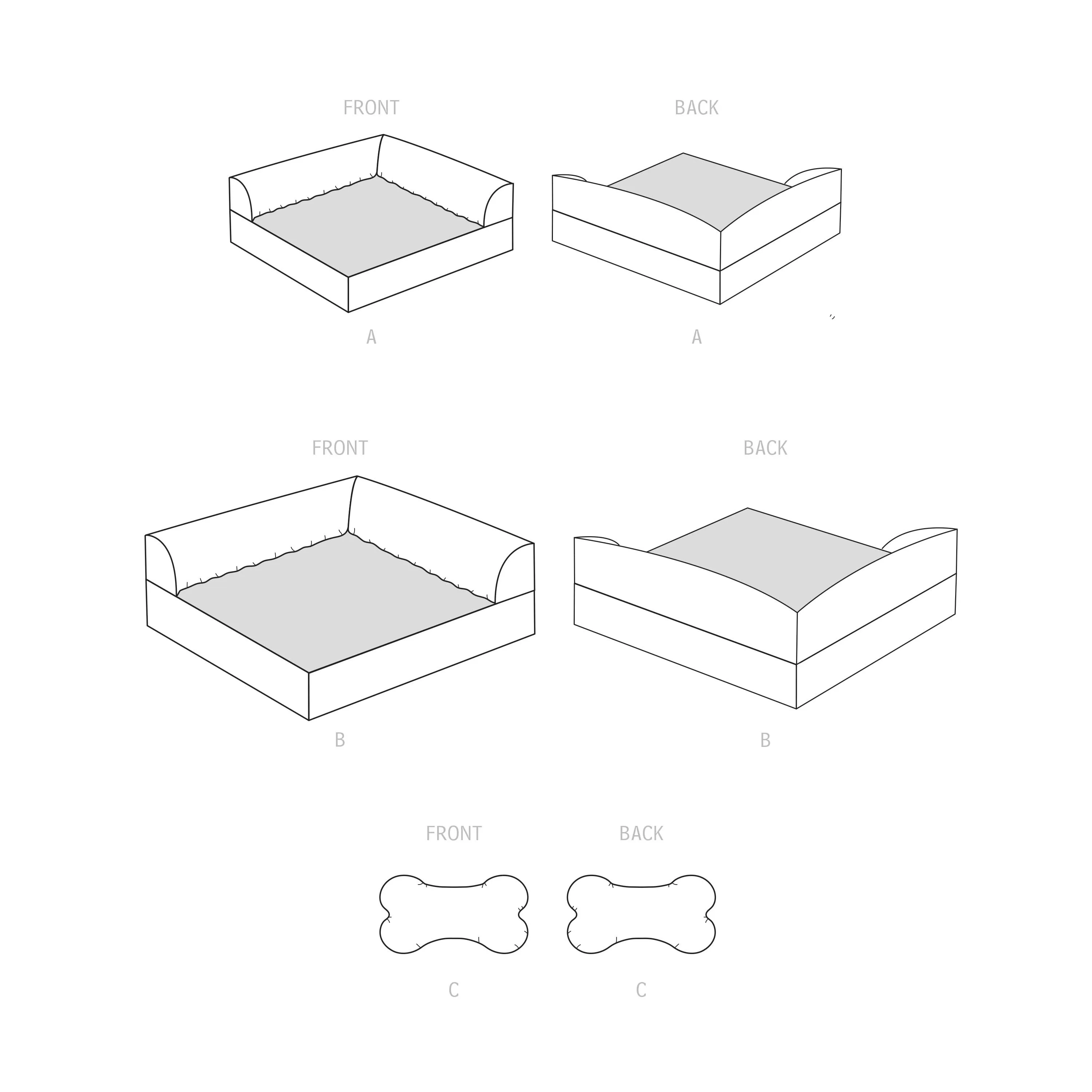 Simplicity 9524 Dog Beds and Stuffed Pillow Toy pattern