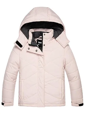 Skieer Girl's Winter Jacket Thick Fleece Lined Parka