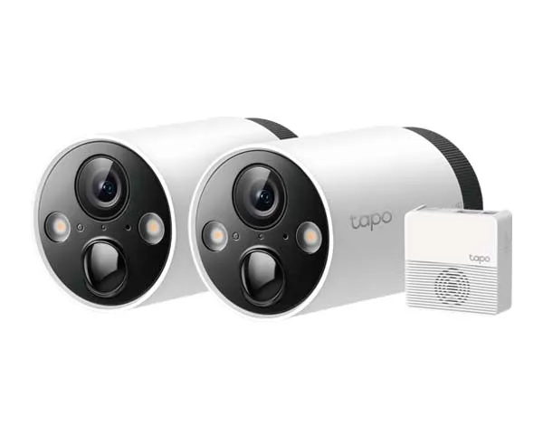 Smart Wire-Free Security Camera System, 2-Camera System