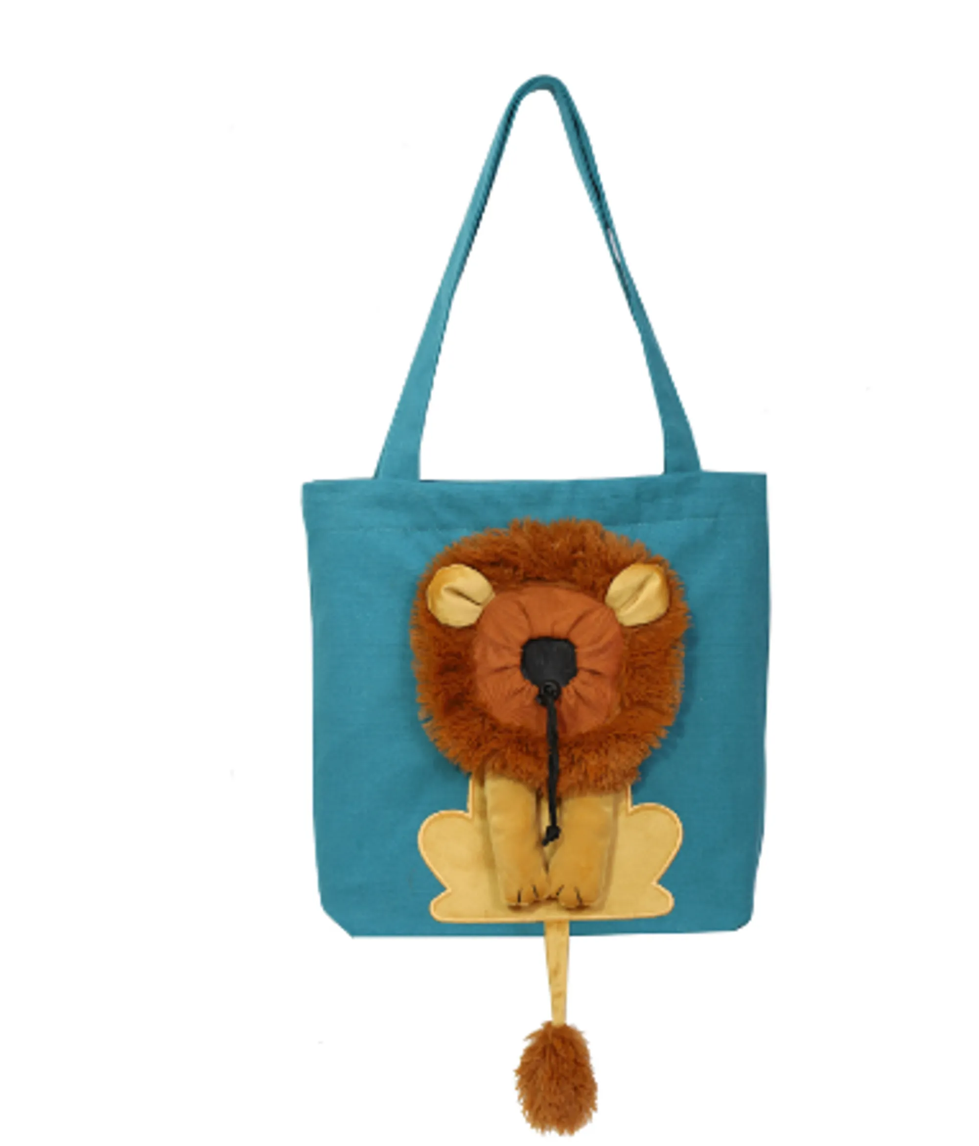 Soft Breathable Lion Design Pet Carrier