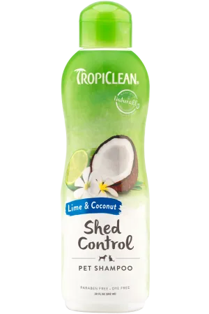 TropiClean Shed Control Lime and Coconut Shampoo (20oz/592ml)