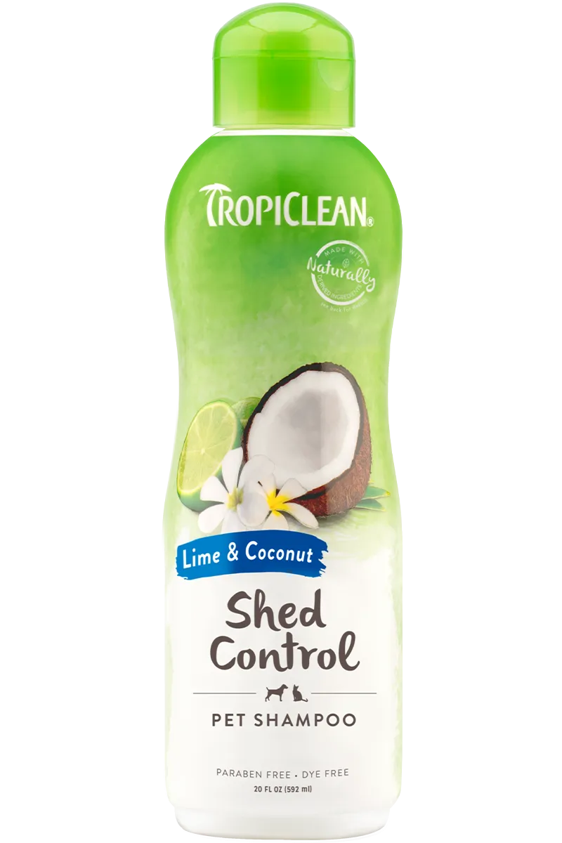 TropiClean Shed Control Lime and Coconut Shampoo (20oz/592ml)