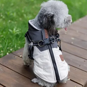 Warm Two-Legged Dog Vest for Autumn & Winter