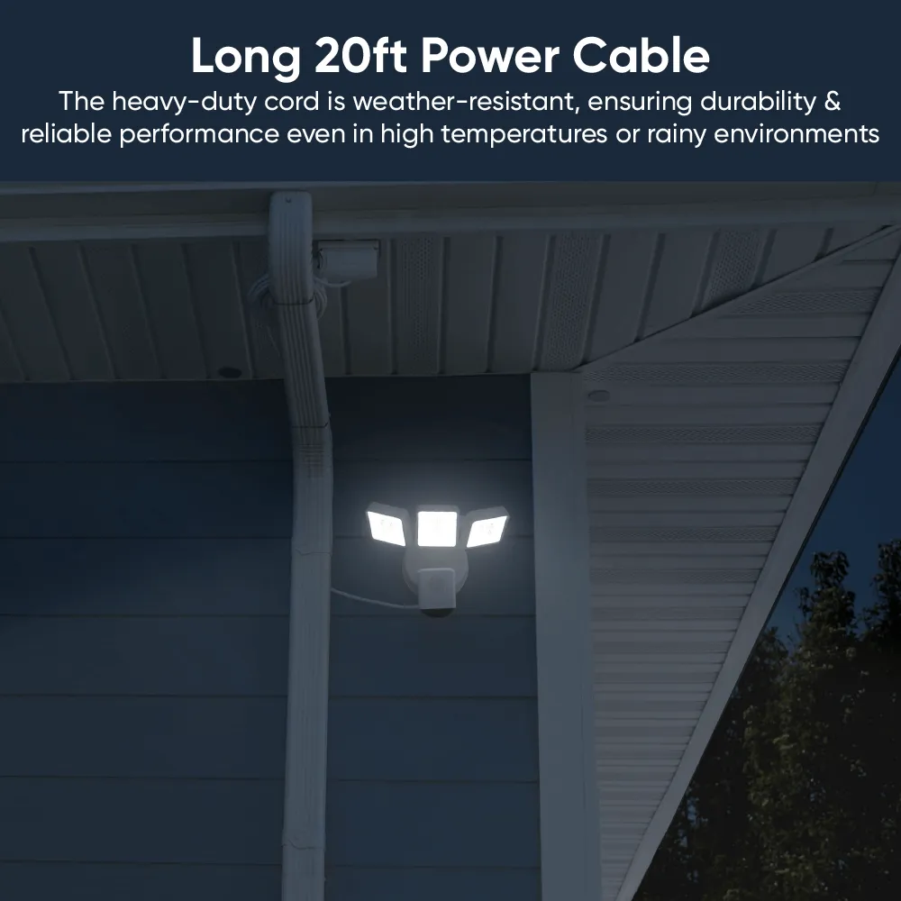 Wyze Cam Floodlight v2   Plug-In Mount